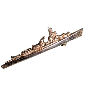 Gold tone ship pin